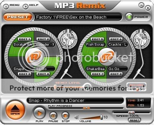 MP3 Remix v3.621 for winamp and windows media player MP3 Remix v3.621 for winamp and windows media player