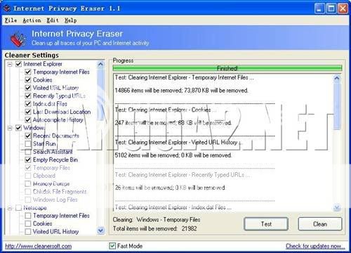Internet Privacy Eraser v1.5 Internet Privacy Eraser v1.5