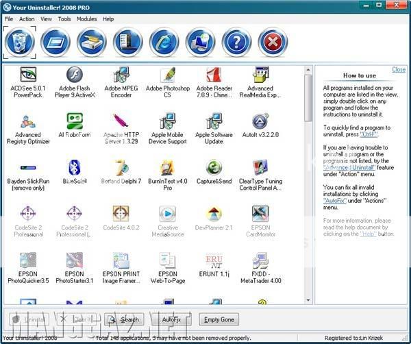 Your Uninstaller 2008 v6.2.1342 Your Uninstaller 2008 v6.2.1342