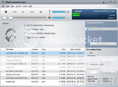 Xilisoft Sound Recorder v1.0.49 build 1225 Xilisoft Sound Recorder v1.0.49 build 1225