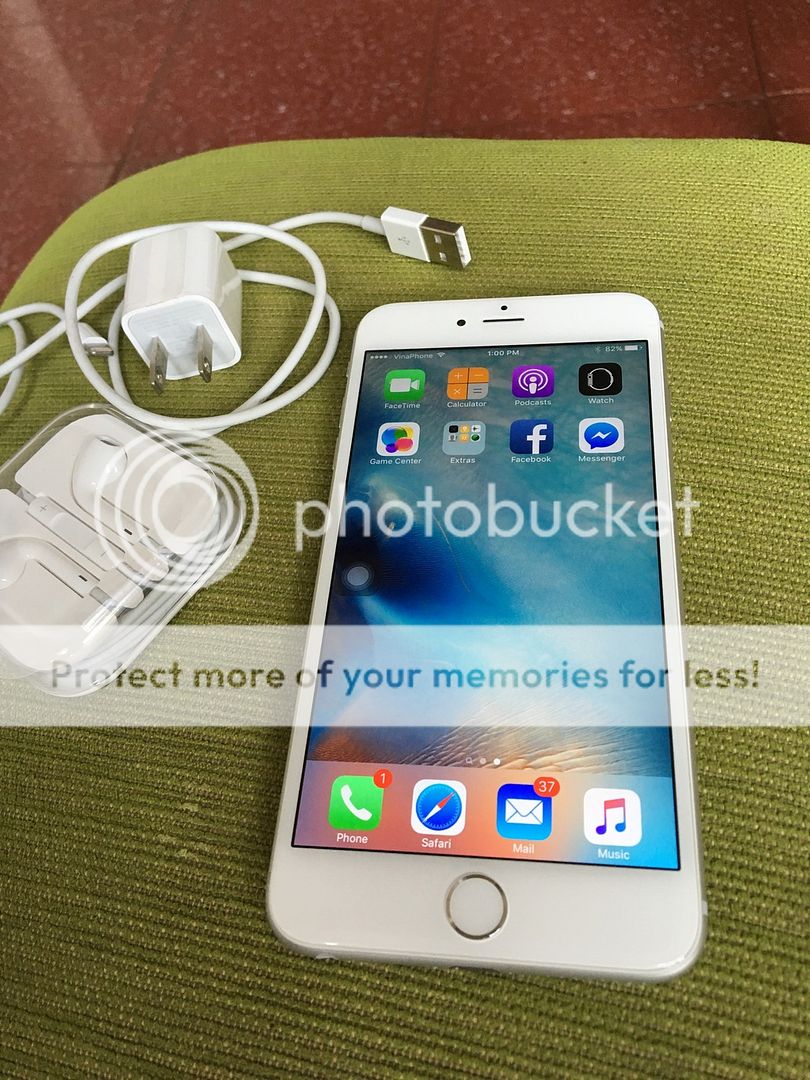 Iphone 6 Plus 16GB Silver mới 99,99% . Sim Ghep, Xách Tay Mỹ 9,9tr - 4