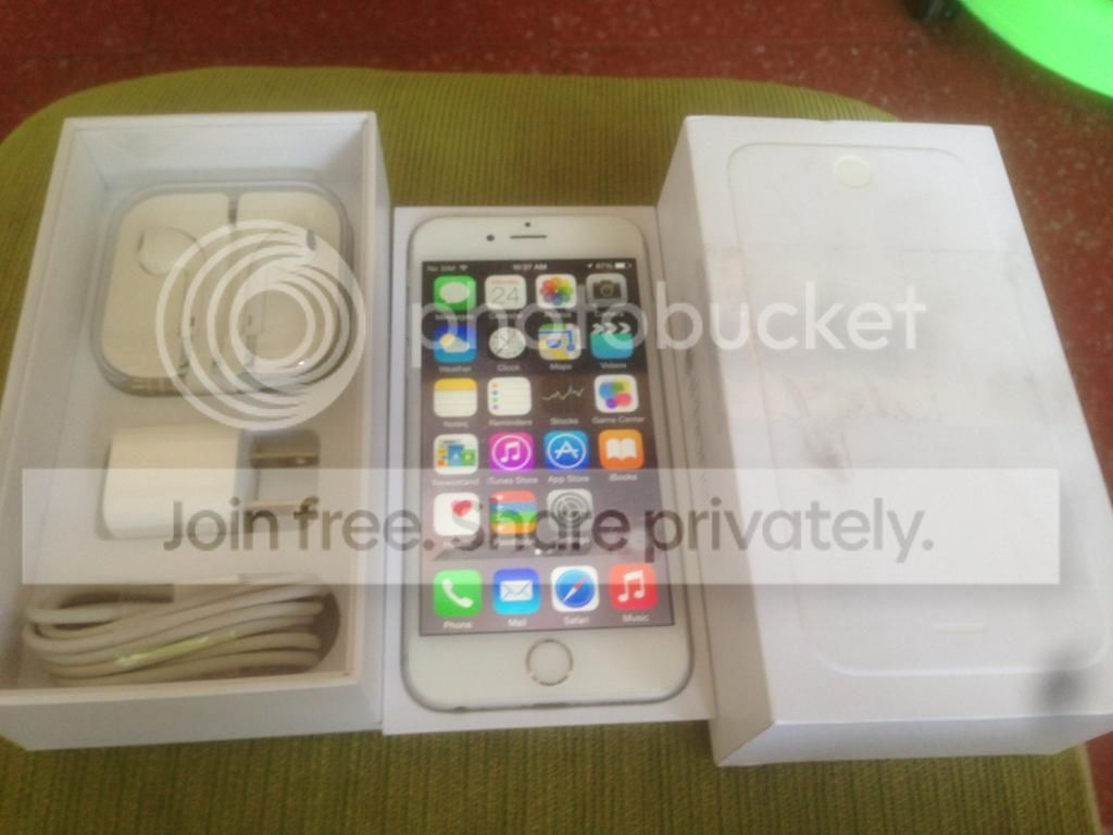Iphone 6 16GB. Silver (màu trắng bạc ) mới 99%, full box Mỹ 14,5tr - 3