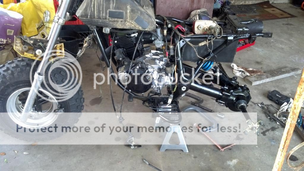 ytm225 project +4 swingarm