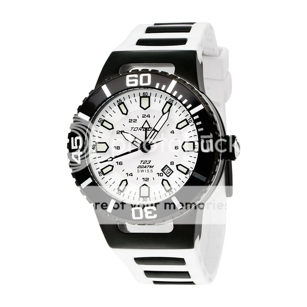 OT Affordable Dive Watch White Dial, Black Bezel, Black Rubber Strap??